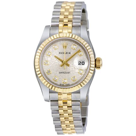 rolex silver jubilee diamond dial|rolex lady datejust 28mm.